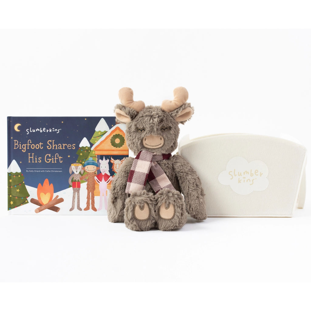 Holiday Essentials Gift Set: Moose Kin + Book + Basket