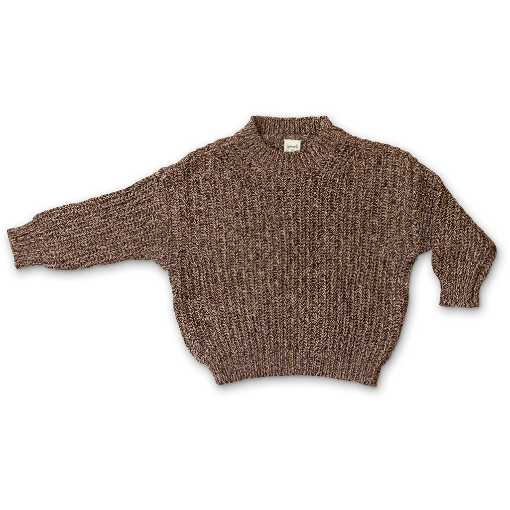 Kids Cotton Chunky Knit Sweater || Bark