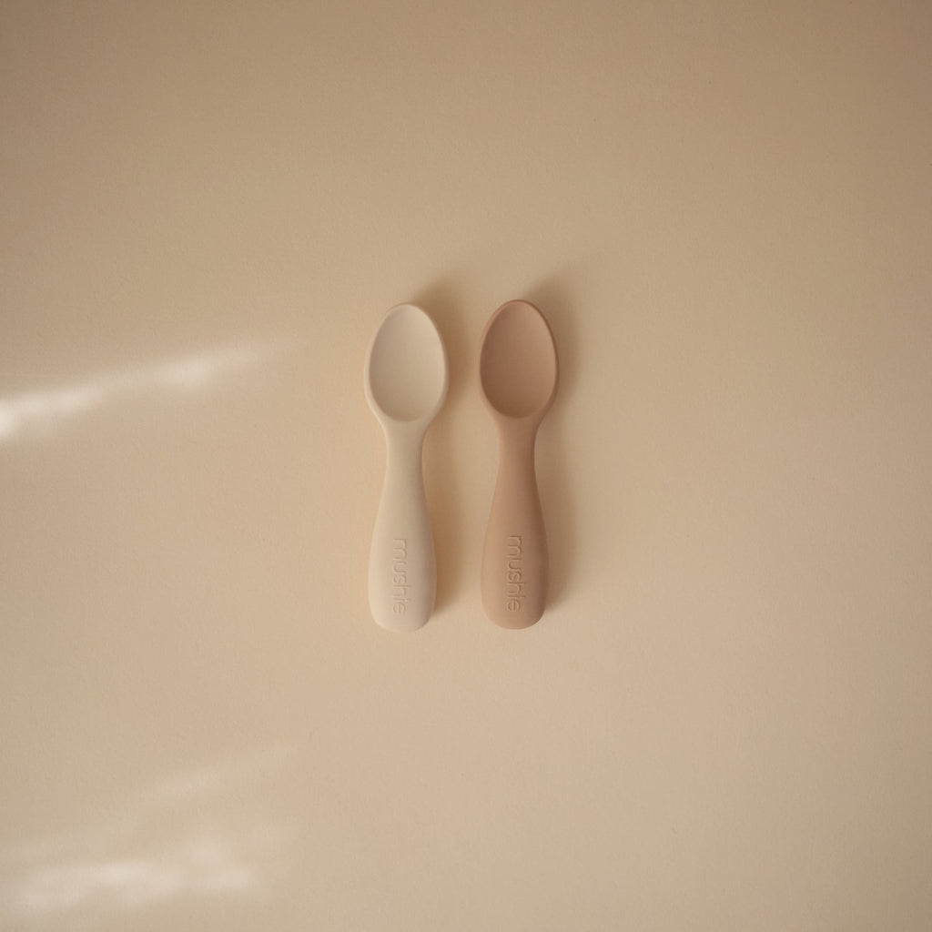Silicone Toddler Starter Spoons || 2 Pack