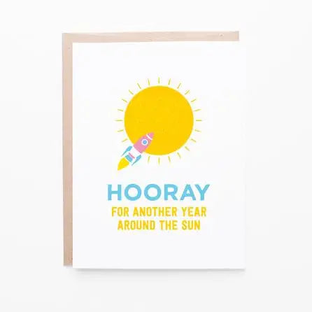 Around the Sun Birthday Card