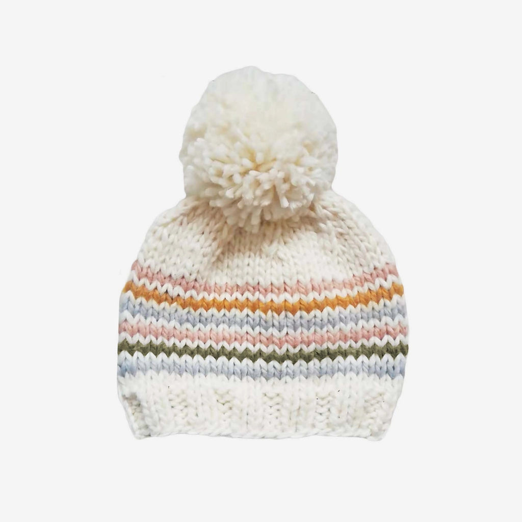 Rainbow Stripe Hat, Pastel