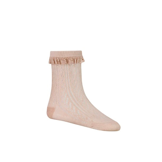 Maeve Ankle Sock || Dusky Rose