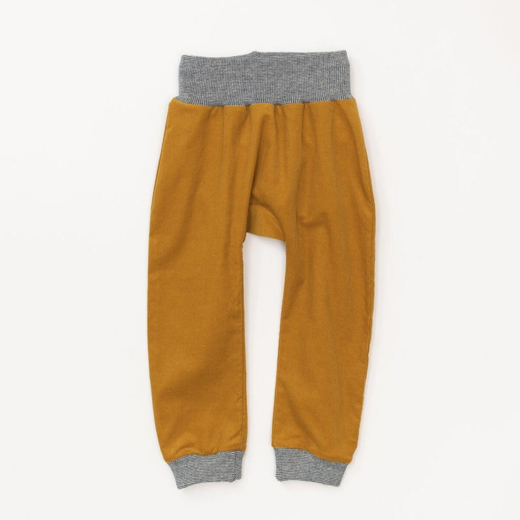 Corduroy Jogger || Gold