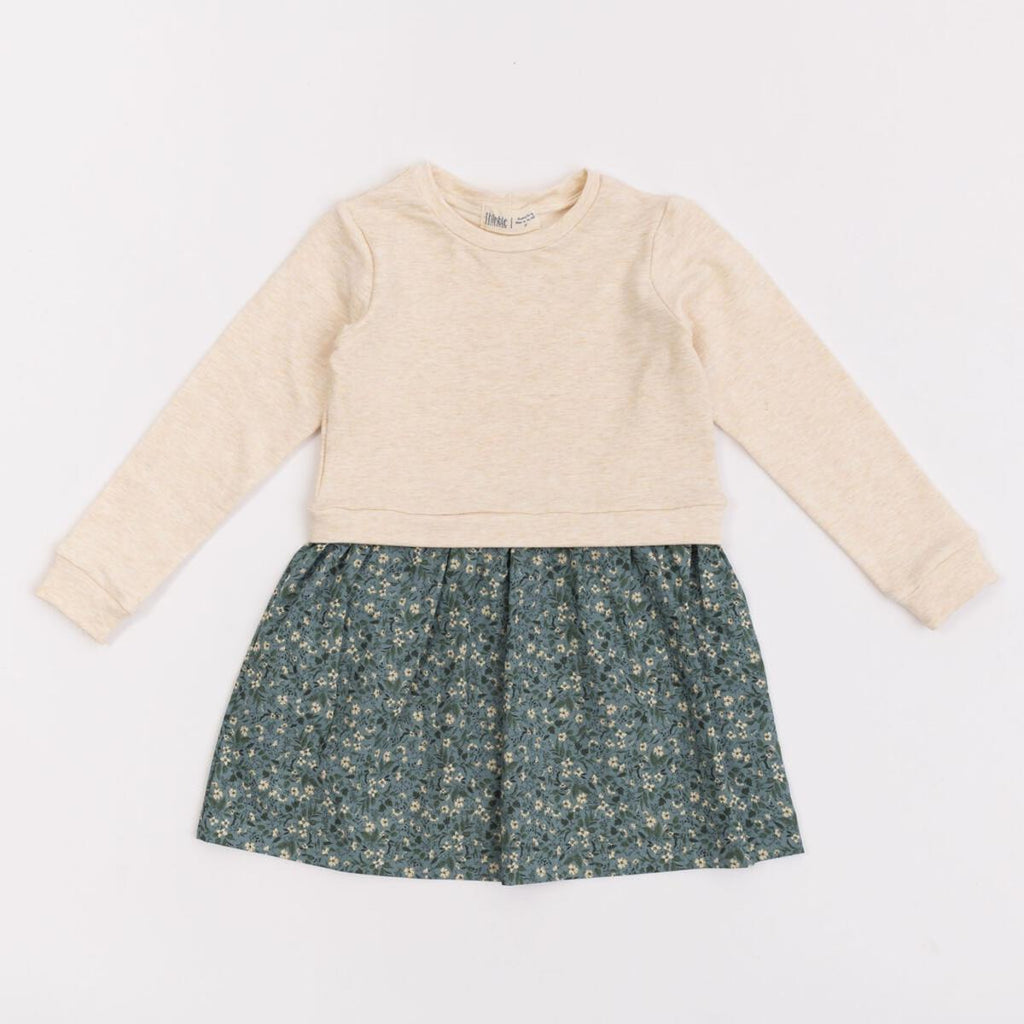 Classic Sweatshirt Dress || Flax Gardenia