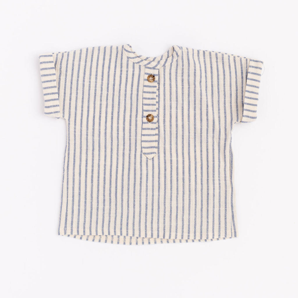Popover Shirt || Lake Stripe