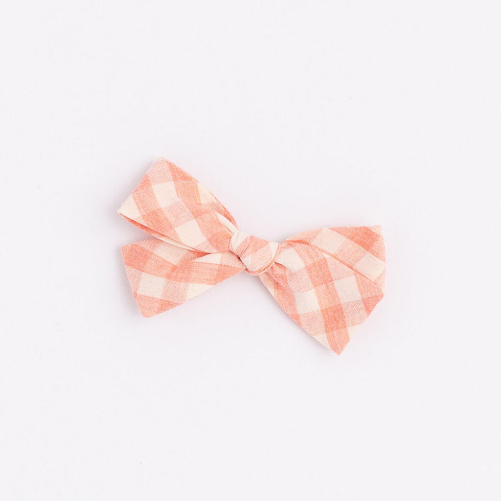 Knotted Bow || Petal Gingham