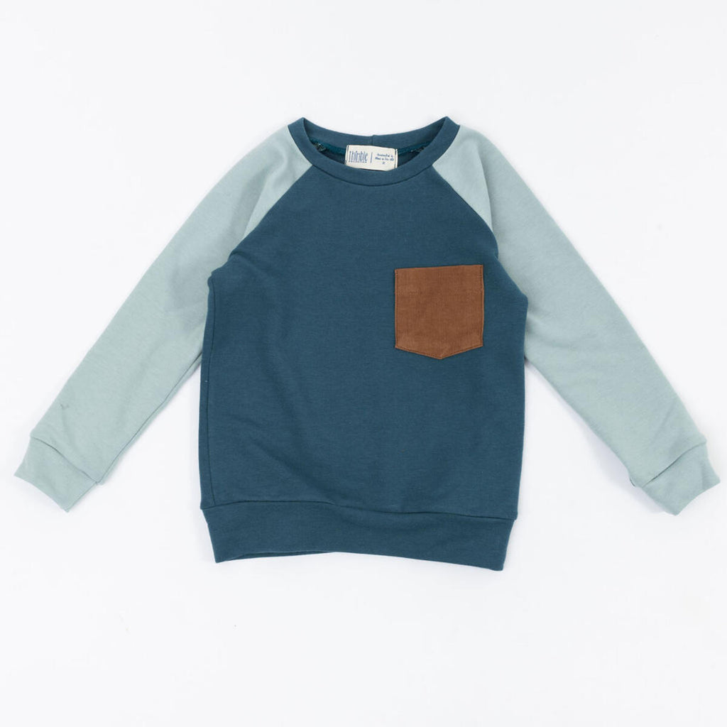 Raglan Pullover || Bluegrass Glacier