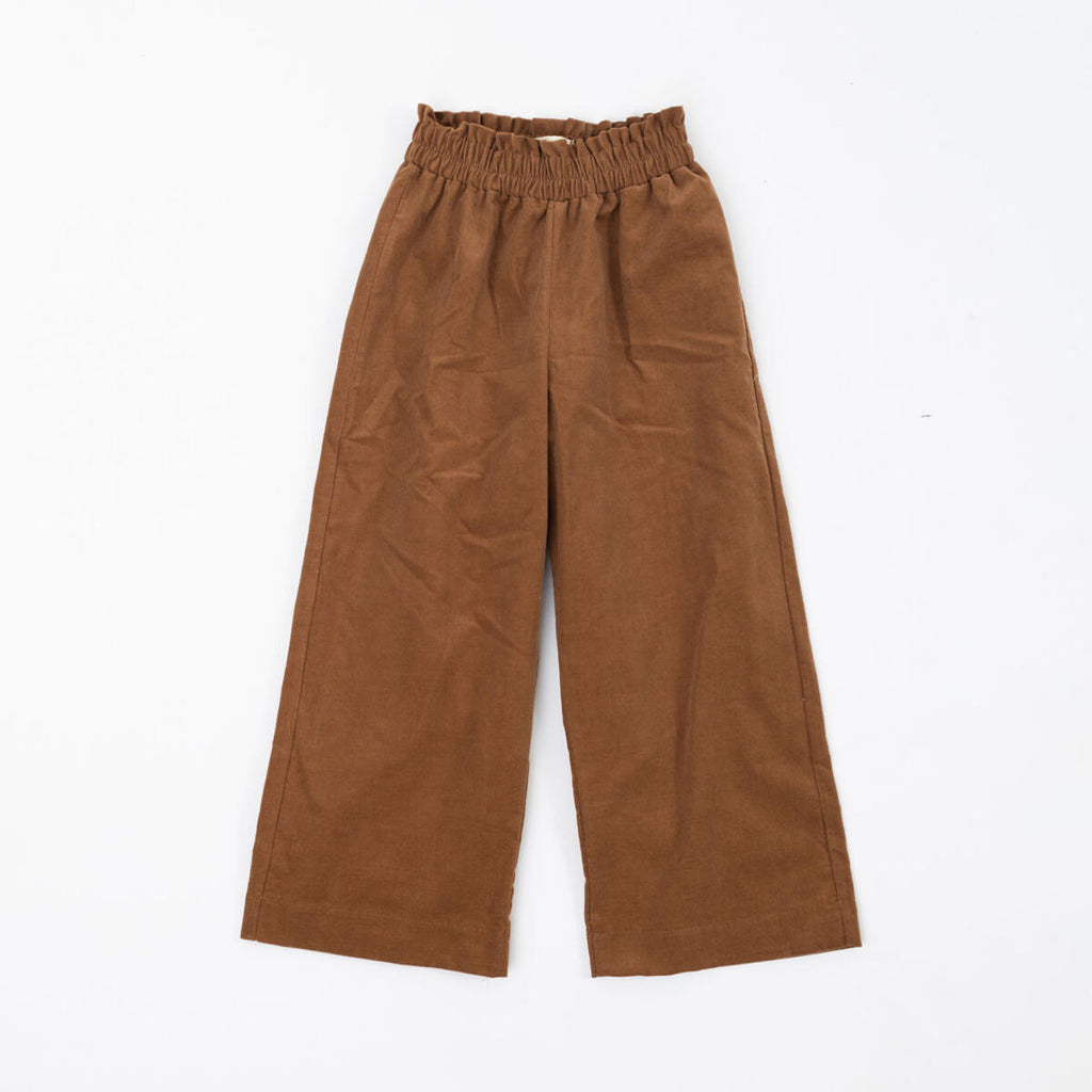 Corduroy Gaucho Pant || Chestnut