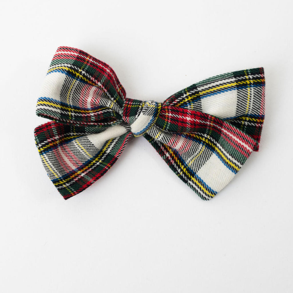 Knotted Bow || Stewart Plaid