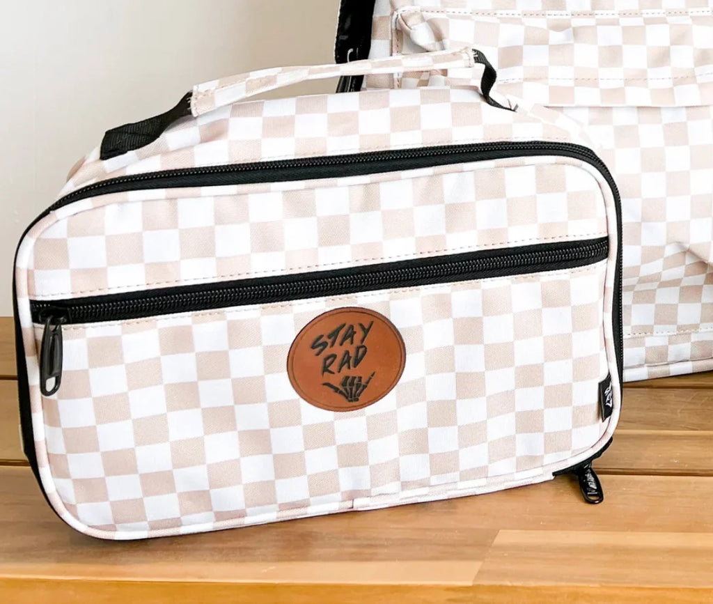 Stay Rad Checkered Lunchbox