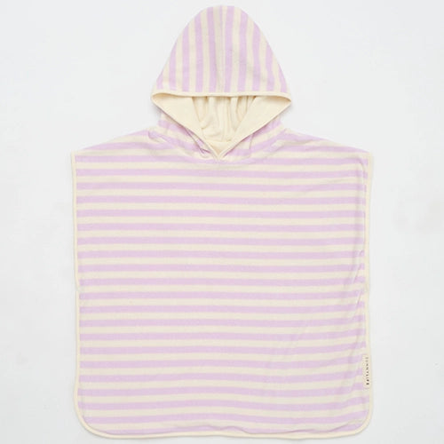 Kids Character Hooded Towel || Soft Lilac