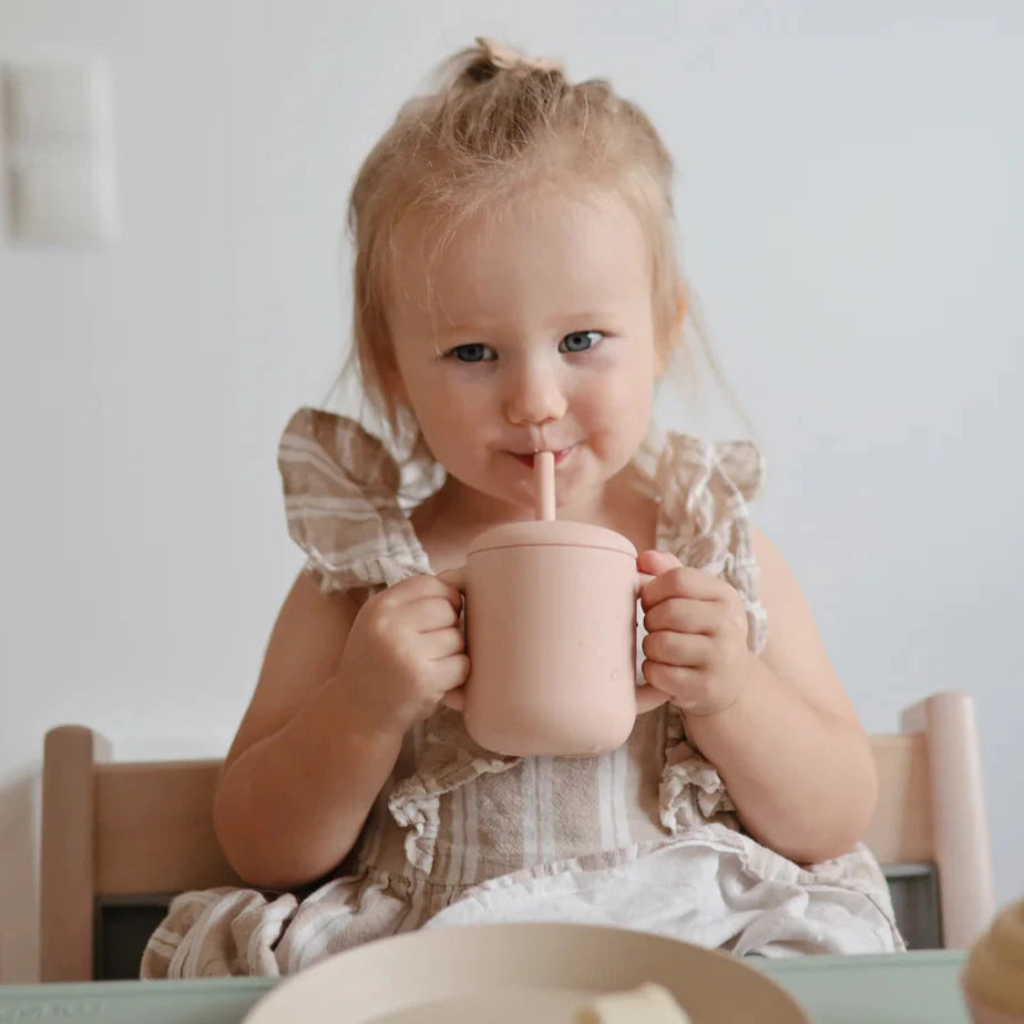 Silicone Training Cup & Straw