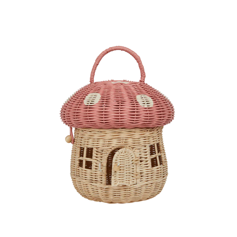Rattan Mushroom Basket || Musk