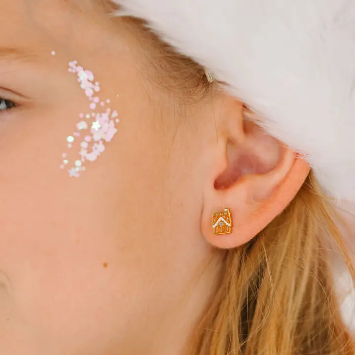 Gingerbread House Earrings