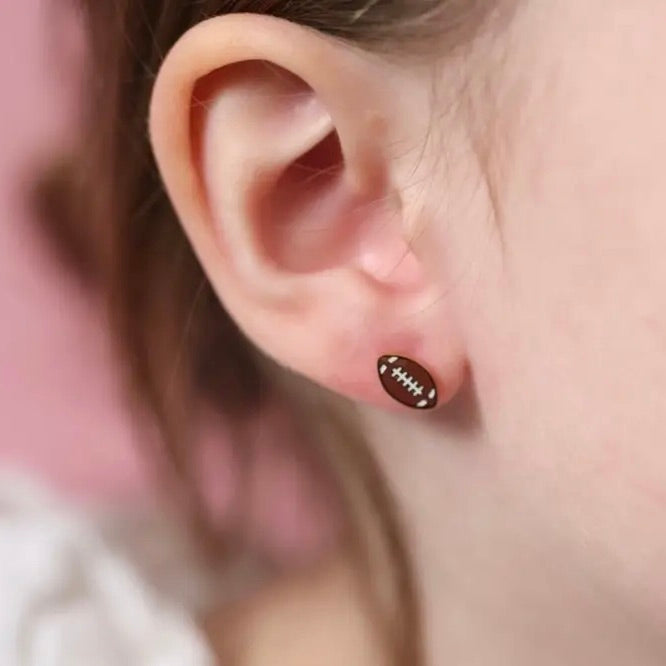 Football Earrings
