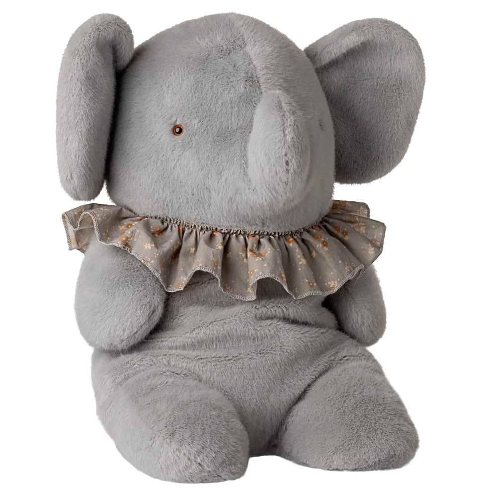 Elephant Plush, Big || Blue, Grey
