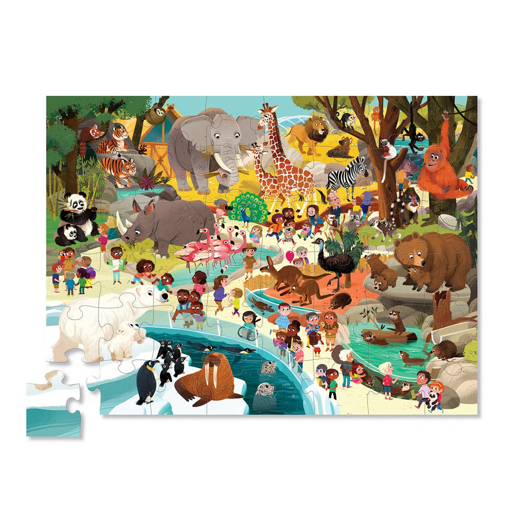48-Piece Puzzle || Day At the Zoo