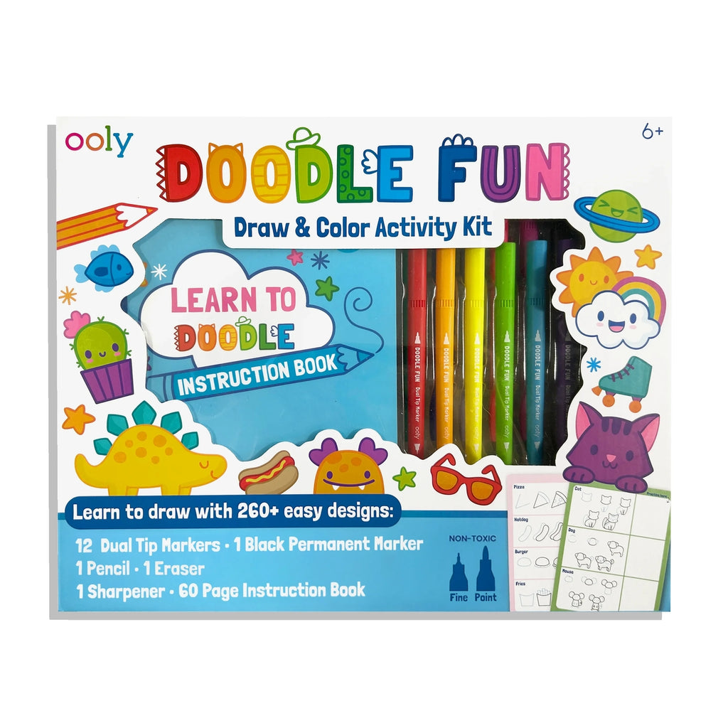 Doodle Fun: Draw & Color Activity Kit