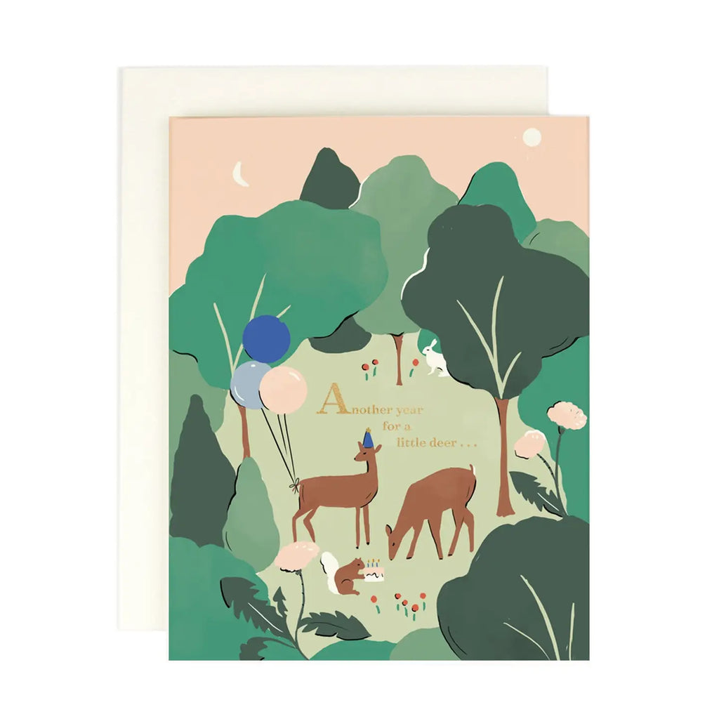 Another Year Little Deer Card