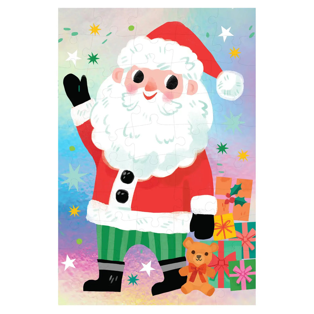 Santa || 50 Piece Holographic Puzzle