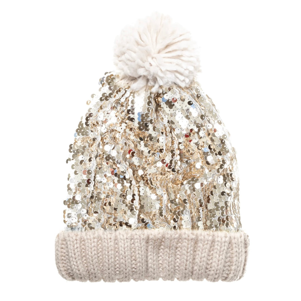 Shimmer Sequin Knitted Hat
