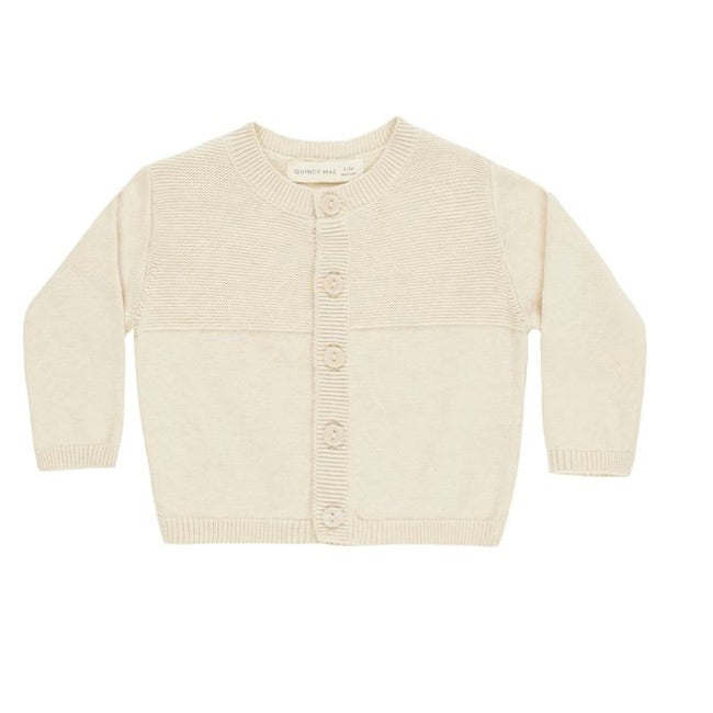 Knit Cardigan || Heathered Natural