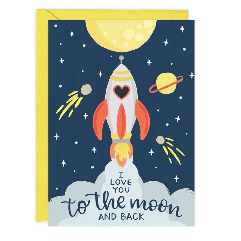 To the Moon Card