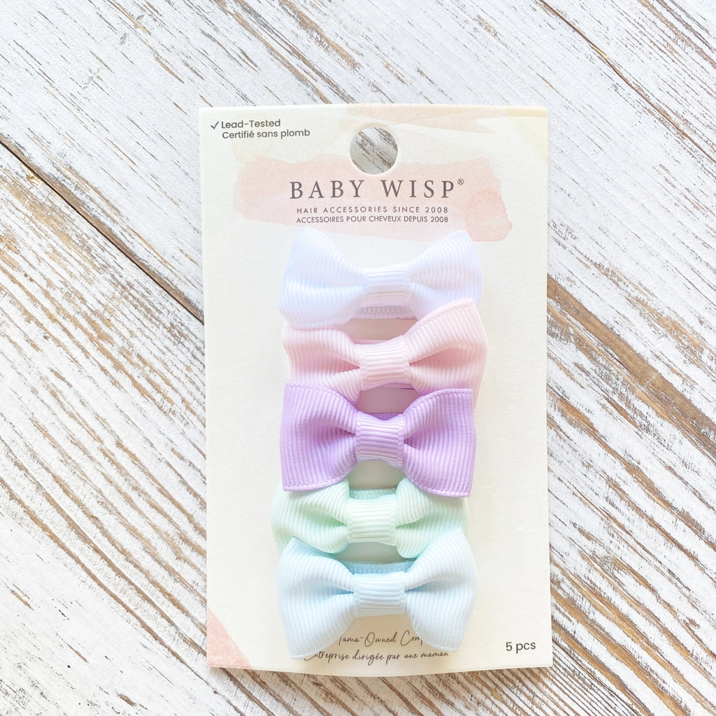Tuxedo Bow On Snap Clips || Pretty Pastels
