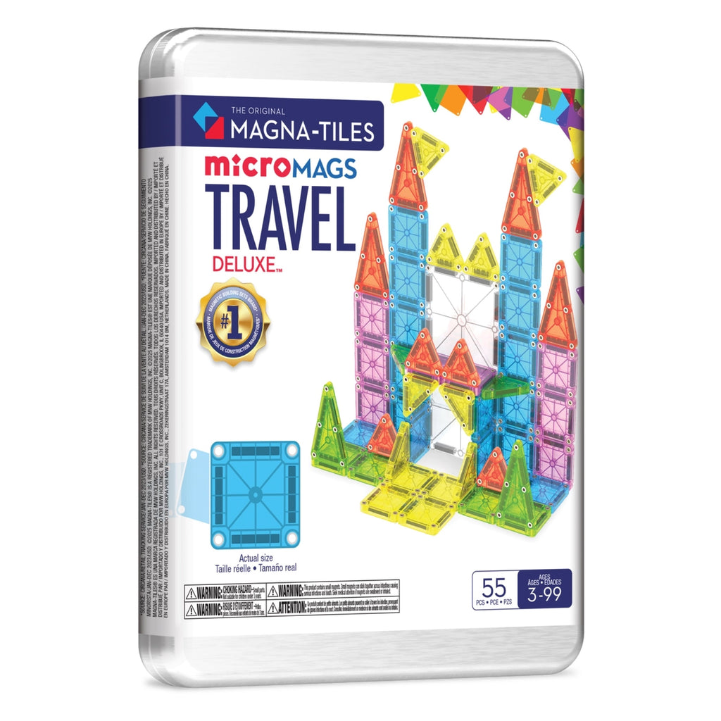 Magna-Tiles Travel Set || 55 Piece Deluxe Set