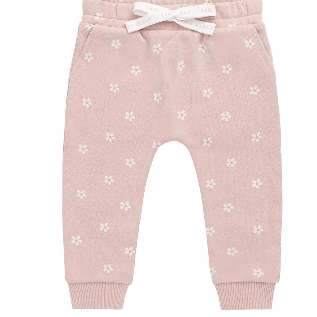 Organic Cotton Lilith Track Pant || Josie Floral