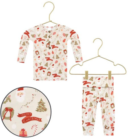 Lou Lou and Co Top + Bottoms || Holiday