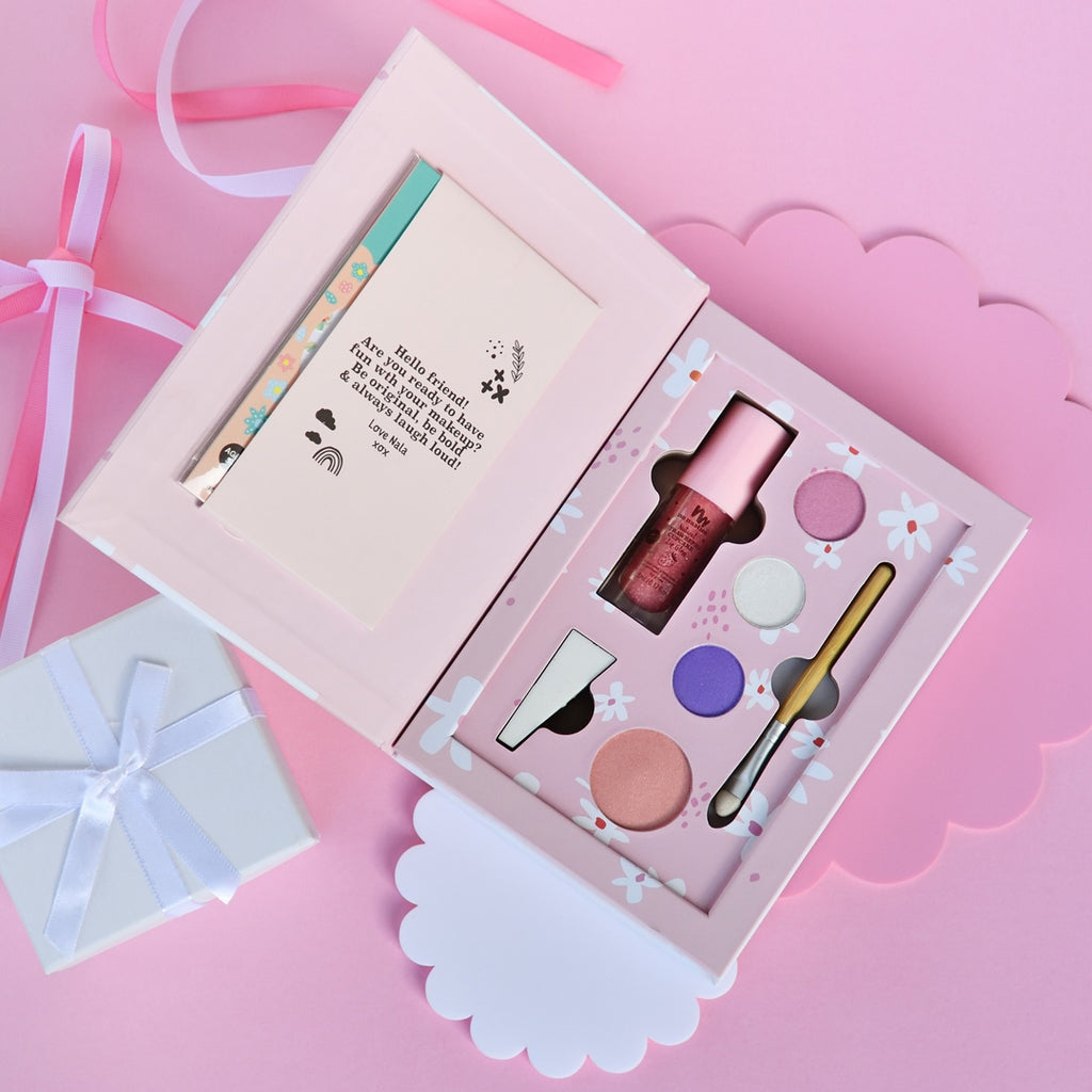Nala Pink Pretty Play Kids Makeup Palette Box