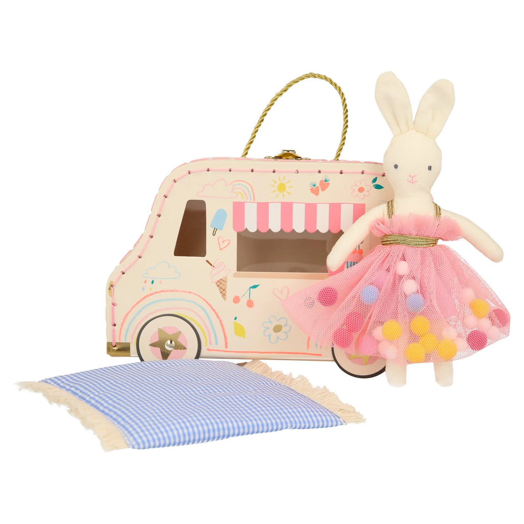Ice Cream Van Bunny Doll Suitcase