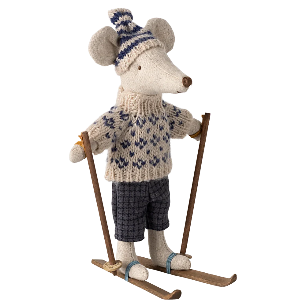 Winter Mouse with Ski Set, Dad || 2024 Edition