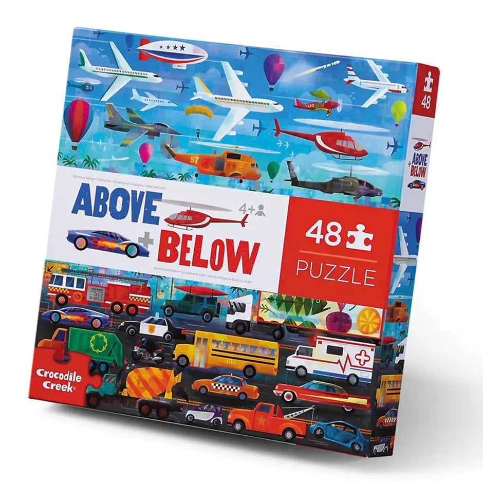 48-Piece Above + Below Puzzle || Things that Go