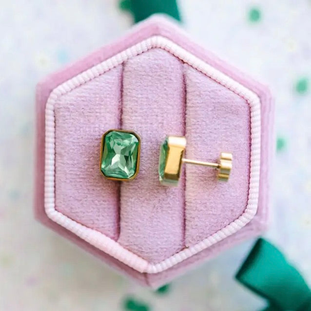 Emerald Gem Earrings