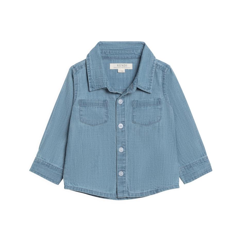 Hayes Chambray Collared Button Down