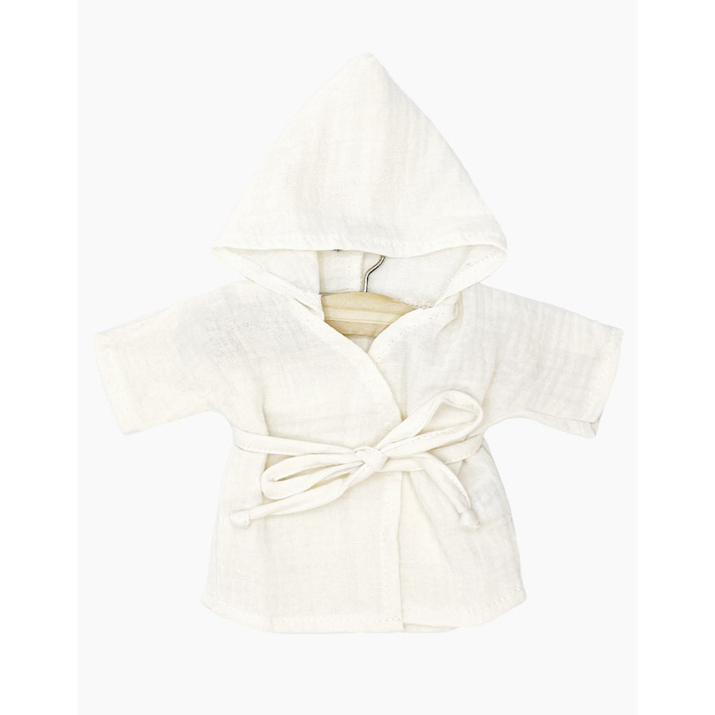 Double Gauze Bathrobe for Babies || Ecru