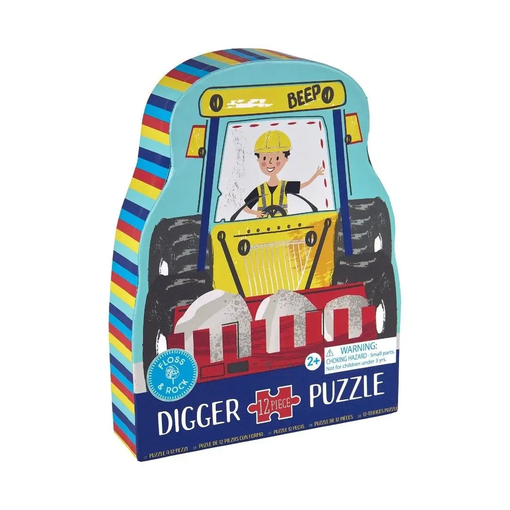 Digger 12pc Shaped Puzzle