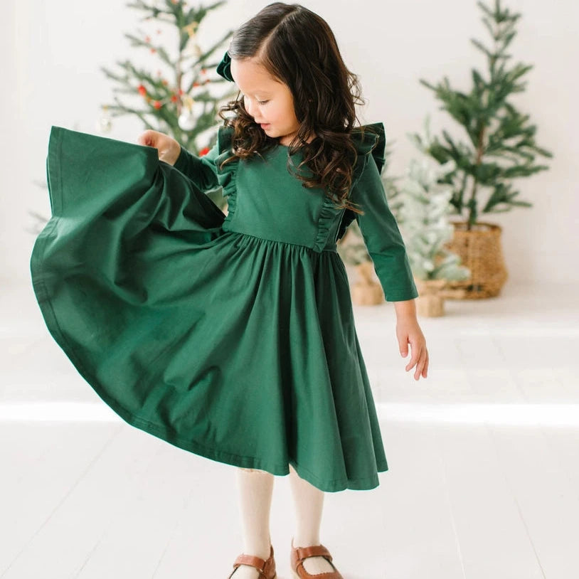 Adelisa Dress || Evergreen