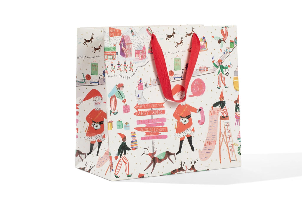 North Pole Headquarters Gift Bag || Large