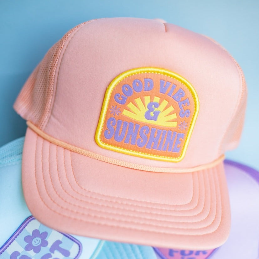 Good Vibes & Sunshine Trucker Hat