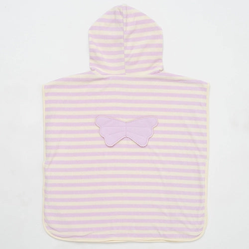 Kids Character Hooded Towel || Soft Lilac