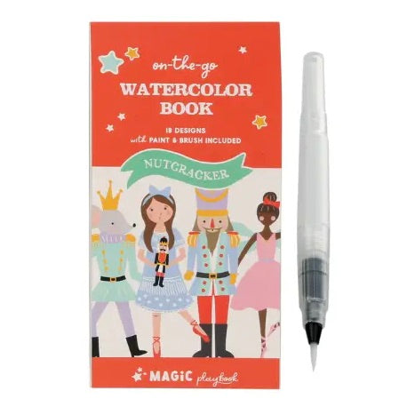 On The Go Watercolor Book || Nutcracker