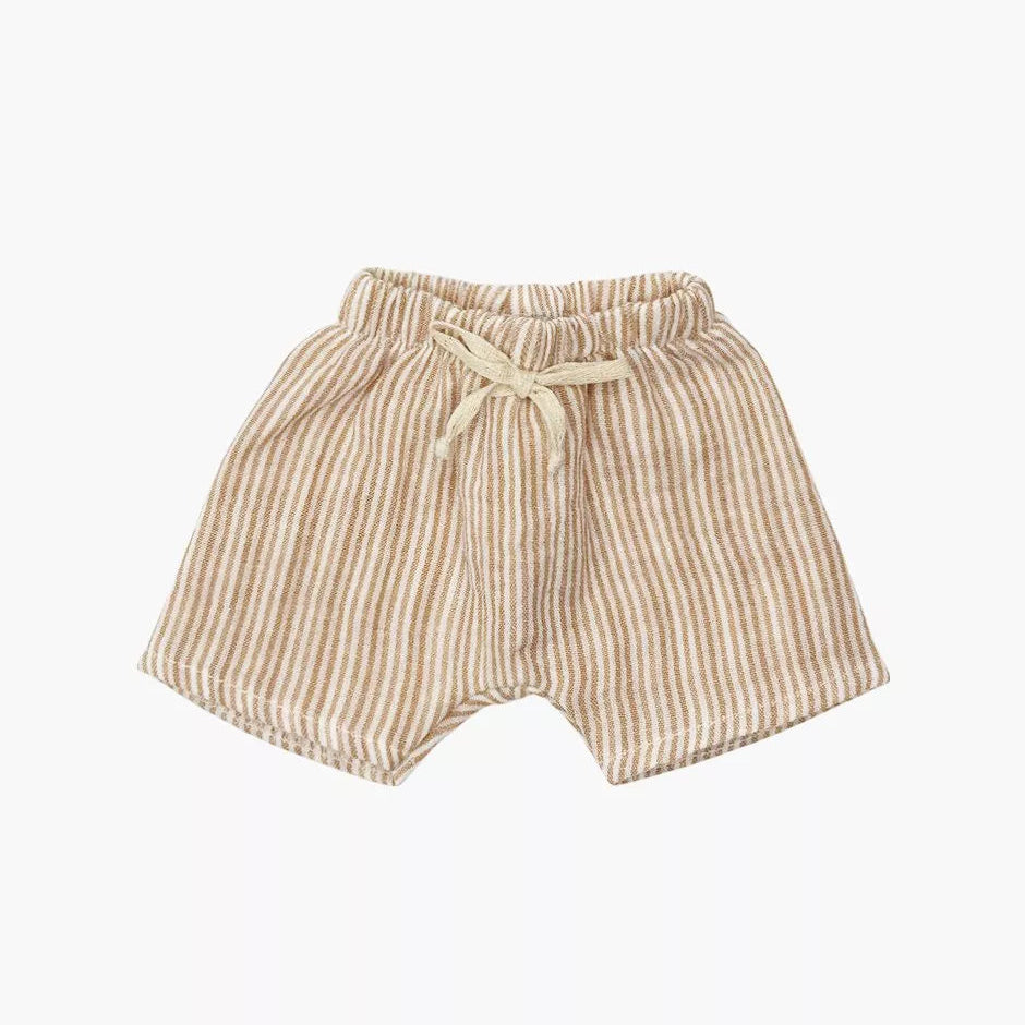 Vito Shorts || Beige Stripe