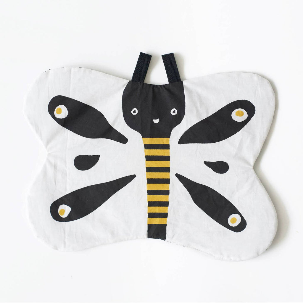 Organic Cotton Butterfly Crinkle Toy