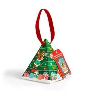 Reindeer Snow Globe. Mini Puzzle Ornament