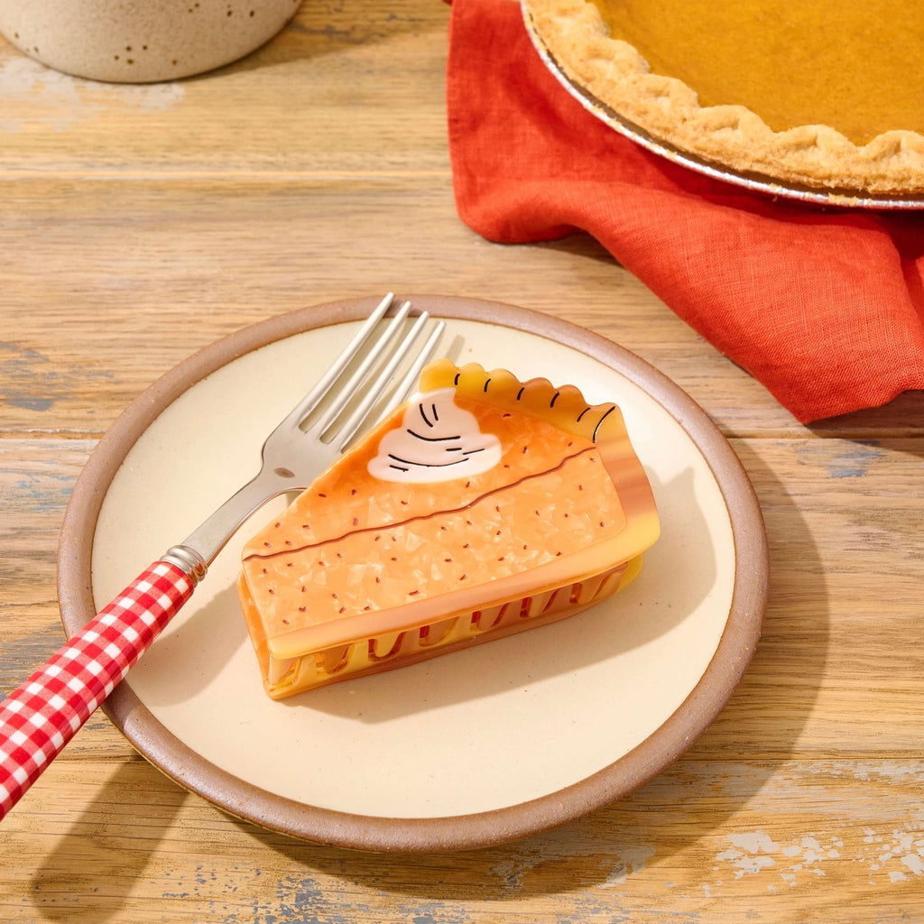 Pumpkin Pie Hair Claw Clip || Large