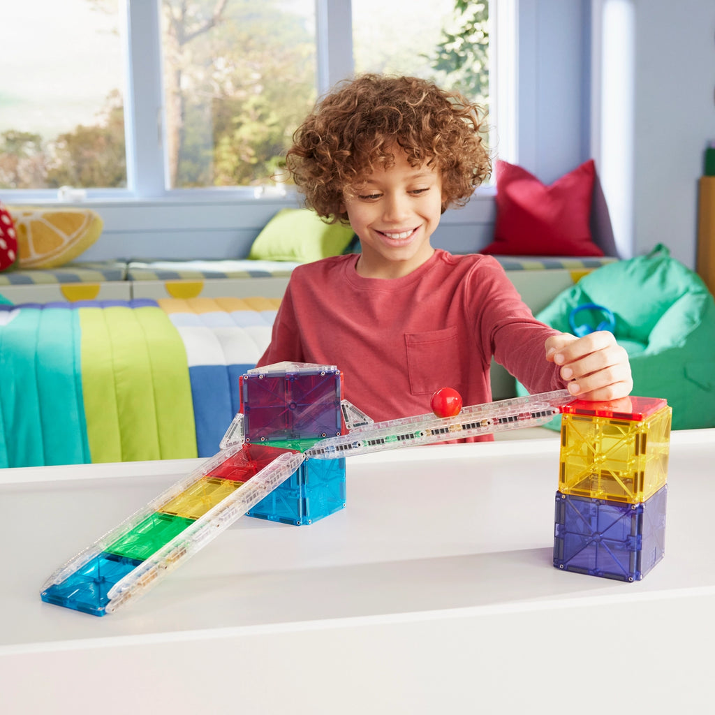 Magna-Tiles Rail Racer || 33 Piece Set
