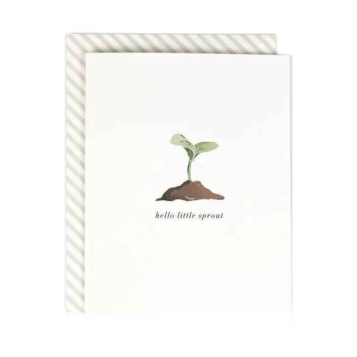 Hello Little Sprout Card